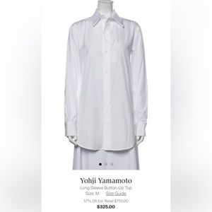 Yohji Yamamoto Buttoned Dress Shirt